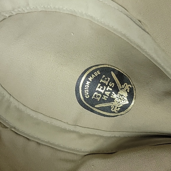 Men's Vintage Custom Made Bee Hats Fedora tan brown - Picture 4 of 6